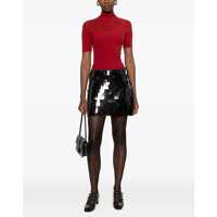 Fuste casual STAUD Dama - Fuste casual STAUD Miniskirt Max BROWN Femei (BM 19635866) - B-mall.ro