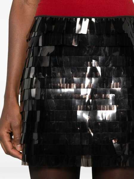 Fuste casual STAUD Miniskirt Max BROWN Femei (BM 19635866) 5