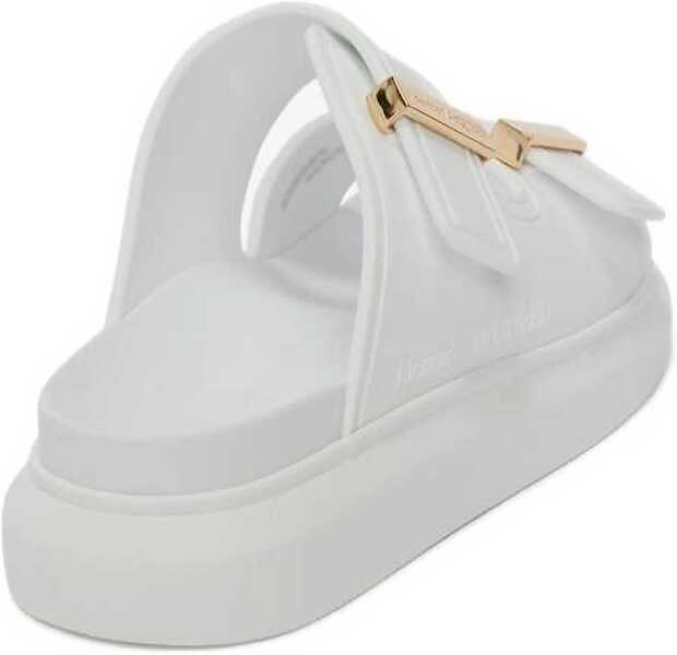 Sandale Alexander McQueen Oversize Hybrid Sandal IVORY Femei (BM 19635896) 4