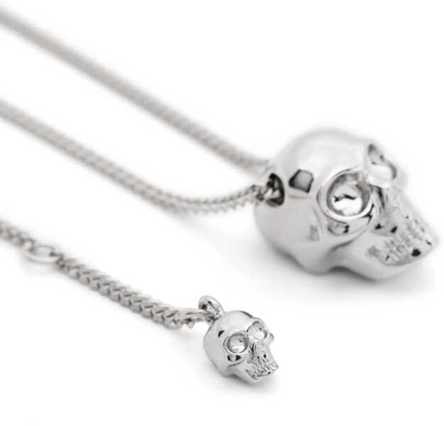 Coliere Alexander McQueen Skull Necklace SILVER Barbati (BM 19635920) 3