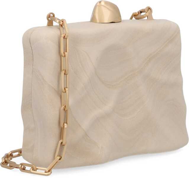 Genti mini CULT GAIA Clutch Flyn IVORY Femei (BM 19635959) 2
