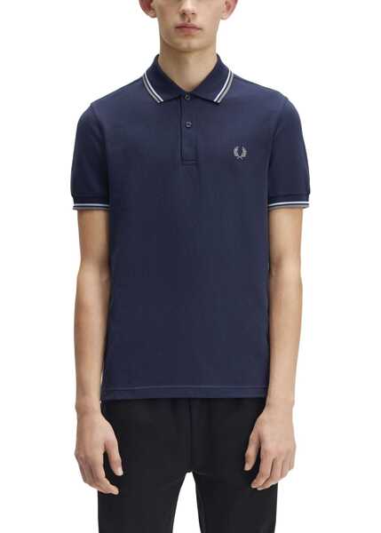 Tricouri Polo Fred Perry Polo With Logo BLUE Barbati (BM 19637408) 3