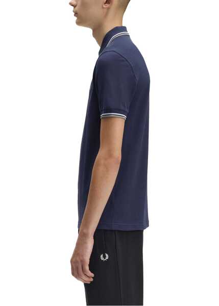 Tricouri Polo Fred Perry Polo With Logo BLUE Barbati (BM 19637408) 4