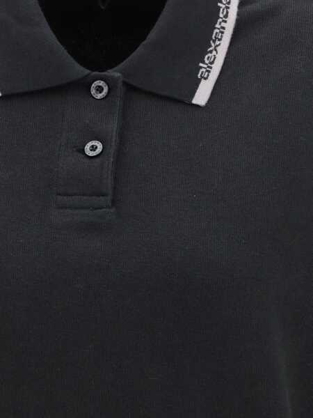 Tricouri Polo Alexander Wang Miniabito Polo BLACK Femei (BM 19637417) 4