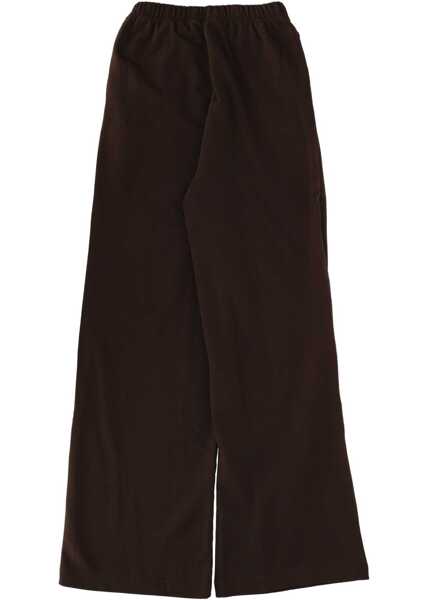 Pantaloni casual ROTATE Birger Christensen Pants With Logo BROWN Femei (BM 19637420) 2