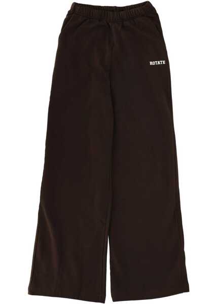 Pantaloni casual ROTATE Birger Christensen Pants With Logo BROWN Femei (BM 19637420) 1
