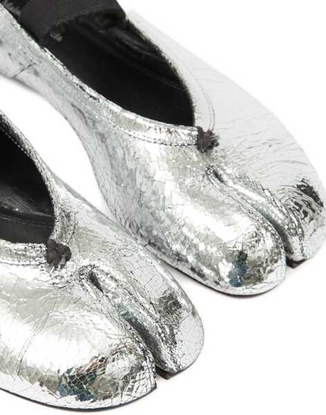 Balerini Maison Margiela Mule Tabi Shoe SILVER Femei (BM 19637438) 5