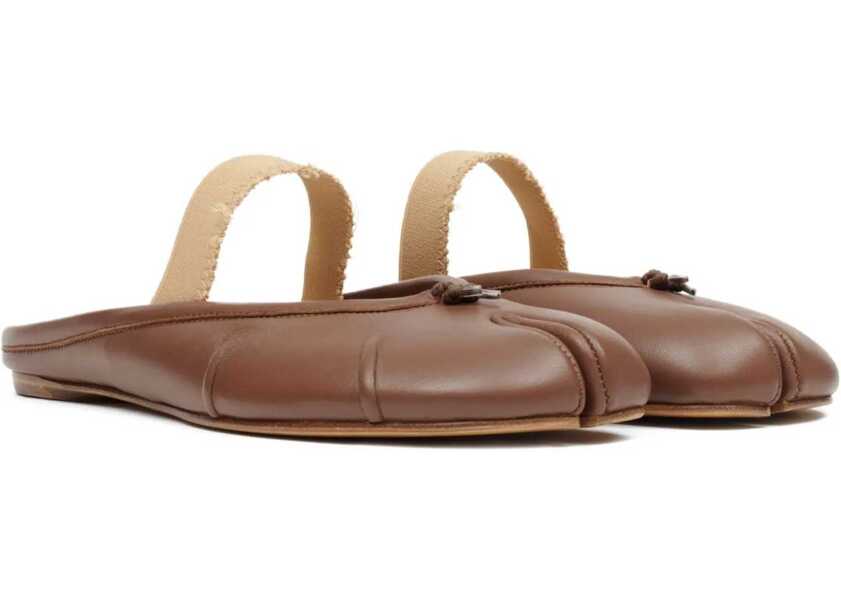Balerini Maison Margiela Mule Tabi Shoe BROWN Femei (BM 19637462) 2