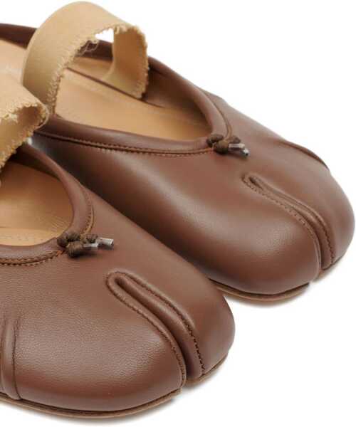 Balerini Maison Margiela Mule Tabi Shoe BROWN Femei (BM 19637462) 4