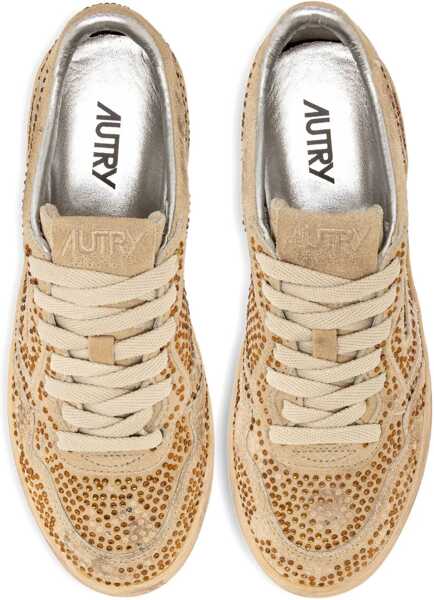 Sneakers AUTRY Medalist Low Sneaker BEIGE Femei (BM 19637495) 4