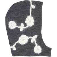 Palarii Balaklava With Crocheted Flowers Femei