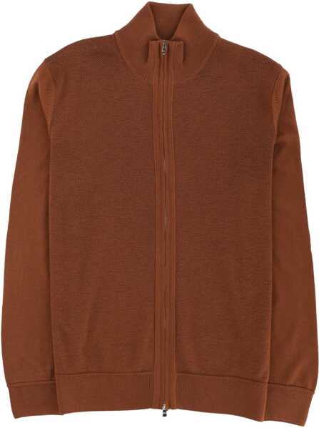 Pulovere casual Hugo Boss Shirt With Zip. BROWN Barbati (BM 19637579) 1