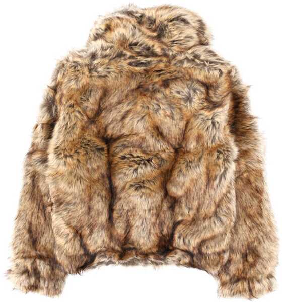 Trenciuri THE GARMENT Faux Fur Damiy BROWN Femei (BM 19637609) 2