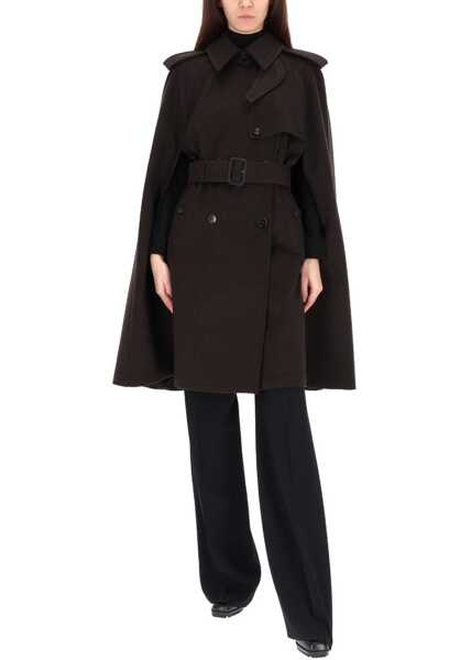 Paltoane Burberry Belmont Trench Coat Cape BROWN Femei (BM 19637624) 2