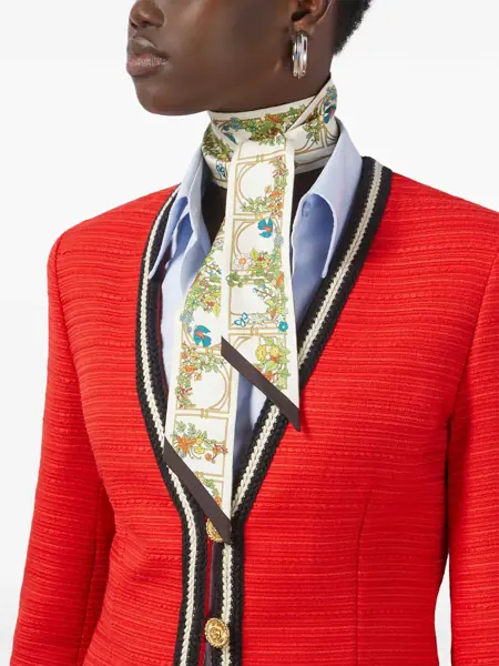 Esarfe Gucci Reversible Foulard IVORY Femei (BM 19639118) 4