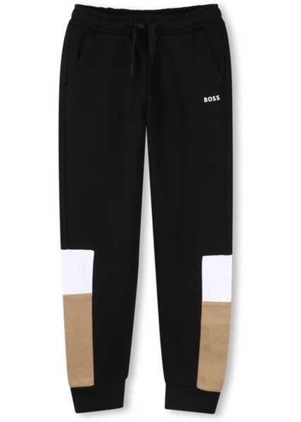 Pantaloni casual Hugo Boss Jogging Pants BLACK Baieti (BM 19639130) 1