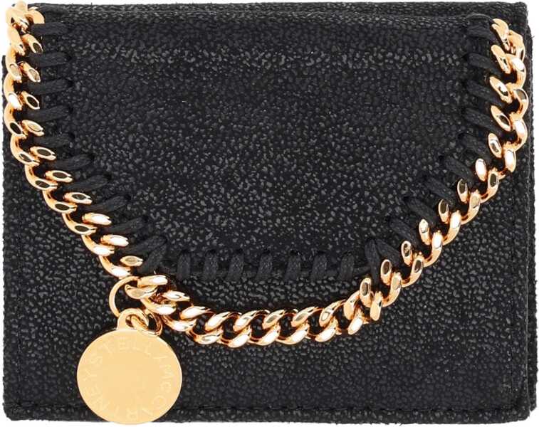 Portofele Stella McCartney Falabella Wallet BLACK Femei (BM 19639160) 2