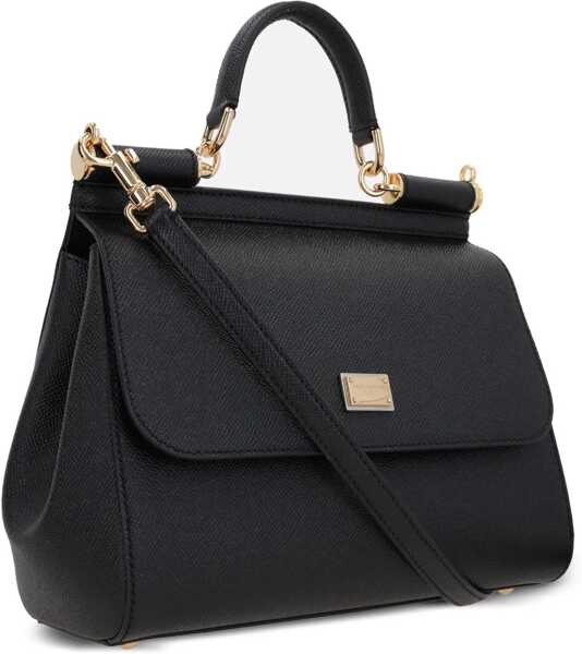 Genti de mana Dolce & Gabbana Hand Bag Sicily Large BLACK Femei (BM 19639169) 3