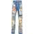 DSQUARED2 Distressed Effect 624 Jeans With Betty Boop Patch 20Cm Blue