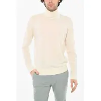 Pulovere Virgin Wool Turtleneck Sweater With Ton On Ton Logo Barbati