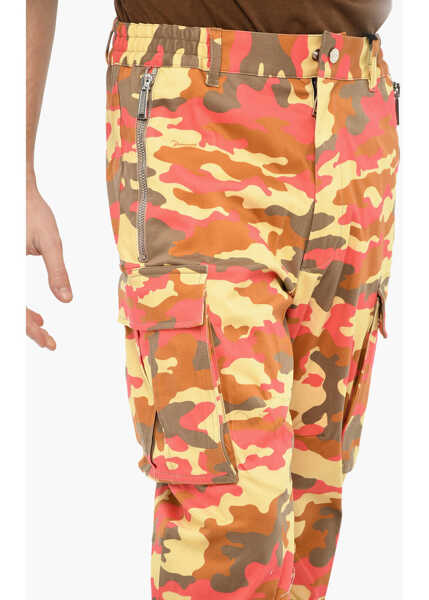 Pantaloni casual DSQUARED2 Camouflage Motif Cargo Pants Multicolor Barbati (BM 19639223) 3
