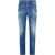 DSQUARED2 Regular Fit Sexy Twist Jeans With Logo Button 15Cm Blue