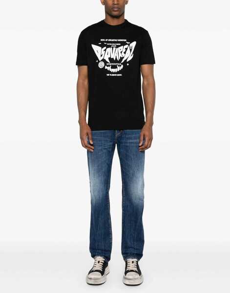 Blugi drepti DSQUARED2 Regular Fit 642 Jeans 20Cm Blue Barbati (BM 19639241) 2