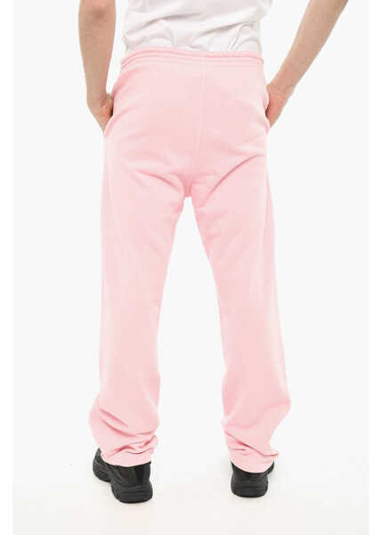 Pantaloni de trening DSQUARED2 Solid Color -Cotton Joggers Pink Barbati (BM 19639265) 2