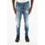 DSQUARED2 Skinny Fit Vintage Effect Dan Jeans 15Cm Blue