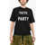DSQUARED2 Cotton Crew-Neck T-Shirt With Print Black