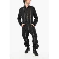 Pantaloni Nylon Jumpusit With Frontal Zip Barbati