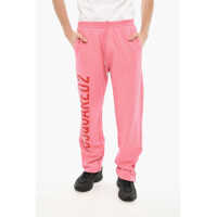 Pantaloni de trening Fleeced-Cotton Joggers With Side Logo Barbati