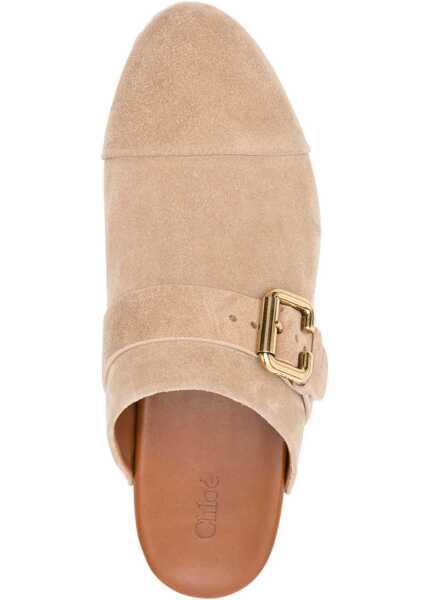 Sandale Chloe Jeannette Clog Mules DESERT SAND Femei (BM 19639400) 4