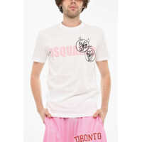 Tricouri Cotton Crew-Neck T-Shirt With Logo Barbati