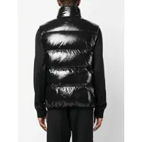 Geci de iarna pentru Barbati - Geci de iarna DSQUARED2 Patent Nylon Sleeveless Down Jacket Black Barbati (BM 19639409) - B-mall.ro