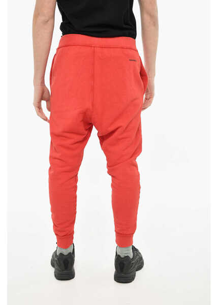 Pantaloni casual DSQUARED2 Lightweight Cotton Jogger With Drawstring Waist Red Barbati (BM 19639418) 2