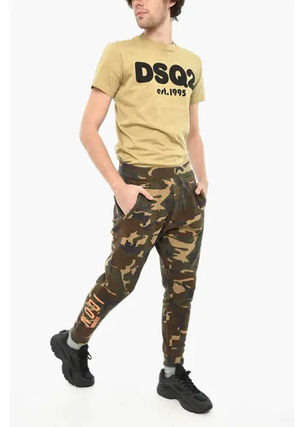 Pantaloni de trening DSQUARED2 Camouflage Joggers With Patch Pockets Multicolor Barbati (BM 19639436) 4