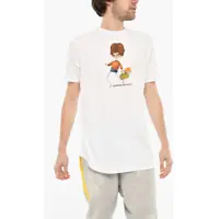 Tricouri Cotton Crew-Neck T-Shirt With Print Barbati