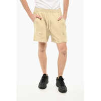 Pantaloni scurti Solid Color Cotton Shorts Barbati