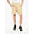 DSQUARED2 Solid Color Cotton Shorts Beige