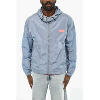 Jachete Nylon Windbreaker Jacket With Side Embossed Logo Barbati