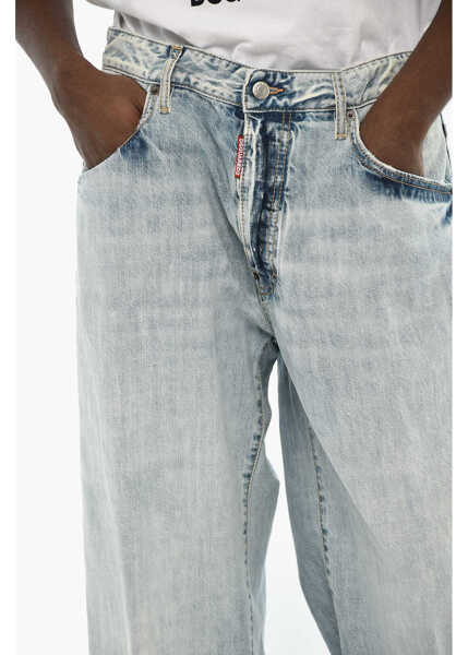 Blugi drepti DSQUARED2 Light Wash Jeans 23Cm Blue Barbati (BM 19639505) 3