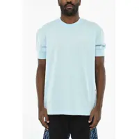 Tricouri Solid Color Cotton Crew-Neck T-Shirt Barbati