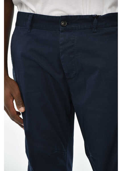 Pantaloni casual DSQUARED2 Cotton Stretch Chino Pants Blue Barbati (BM 19639616) 3