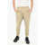 DSQUARED2 Solid Color Cotton Joggers Beige