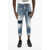 DSQUARED2 Cuffed Hem Vintage Effect Sailor Jeans 16,5Cm Blue