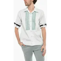 Curele Nylon Shirt With Sleeve Belts And Tulle Details Barbati