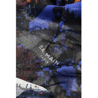 Esarfe Balmain Dama - Esarfe Balmain Printed Silk And Cotton Foulard Multicolor Femei (BM 19639664) - B-mall.ro