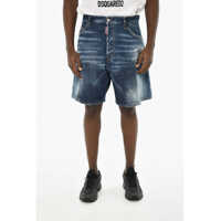 Pantaloni scurti Distressed Effect Denim Shorts Barbati