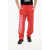 DSQUARED2 Cotton Joggers With Side Logoed Band Red
